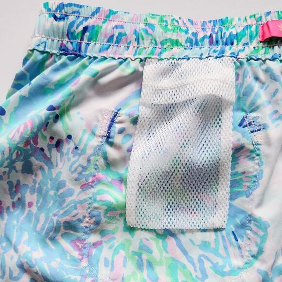Lilly Pulitzer Run Around Shorts CraySea Seashell Amethyst Tint | Women Size XS - Picture 9 of 10